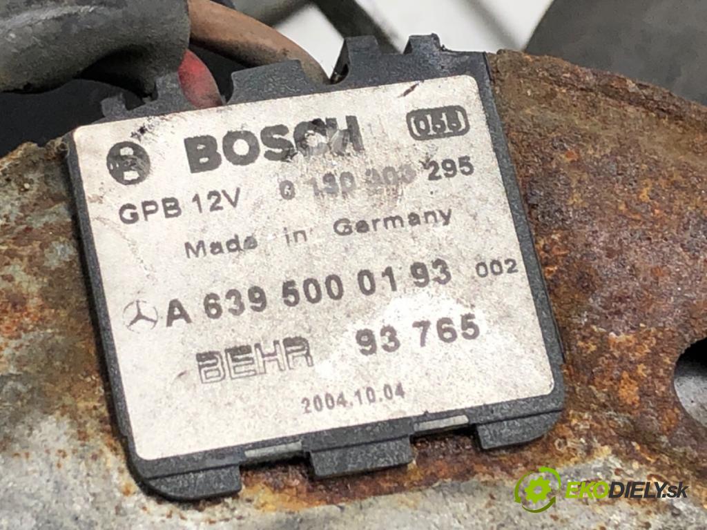 MERCEDES-BENZ VITO Autobus (W639) 2003 - 2022    111 CDI (639.701, 639.703, 639.705) 80 kW [109 KM] olej napędowy 2003 - 2022  Ventilátor klimatizácie A6395000193 (Ventilátory chladičov klimatizácie)