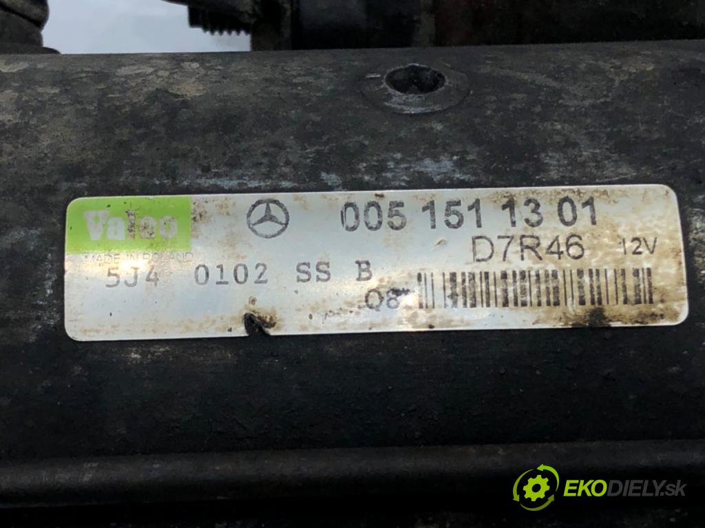 MERCEDES-BENZ VITO Autobus (W639) 2003 - 2022    111 CDI (639.701, 639.703, 639.705) 80 kW [109 KM] olej napędowy 2003 - 2022  Štartér 0051511301 (Štartéry)