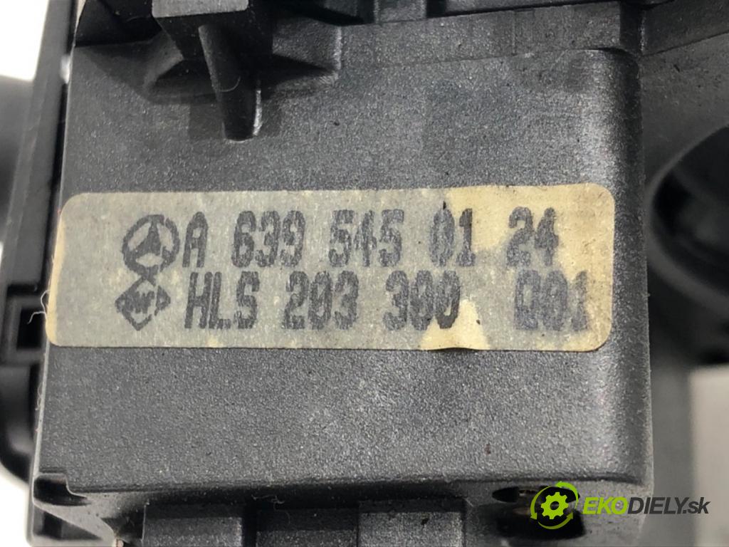 MERCEDES-BENZ VITO Autobus (W639) 2003 - 2022    111 CDI (639.701, 639.703, 639.705) 80 kW [109 KM] olej napędowy 2003 - 2022  Prepínač kombinovaný A6395450124 (Prepínače, spínače, tlačidlá a ovládače kúrenia)