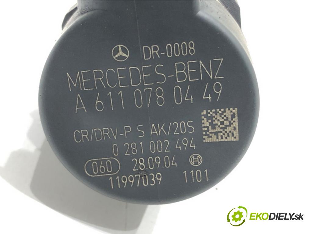 MERCEDES-BENZ VITO Autobus (W639) 2003 - 2022    111 CDI (639.701, 639.703, 639.705) 80 kW [109 KM] olej napędowy 2003 - 2022  Regulátor tlaku paliva A6110780449 (Ostatné)