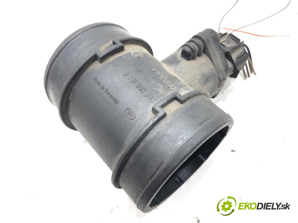 ALFA ROMEO 147 (937_) 2000 - 2010    2.0 16V T.SPARK (937.AXA1, 937.AXC1, 937.BXC1) 110 kW [150 KM] benzyna 2001 - 2010  Váha vzduchu 0281002309 (Váhy vzduchu)