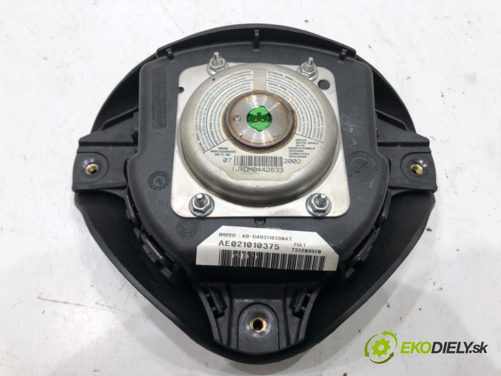 ALFA ROMEO 147 (937_) 2000 - 2010    2.0 16V T.SPARK (937.AXA1, 937.AXC1, 937.BXC1) 110 kW [150 KM] benzyna 2001 - 2010  AirBag volantu 735289920 (Airbagy)