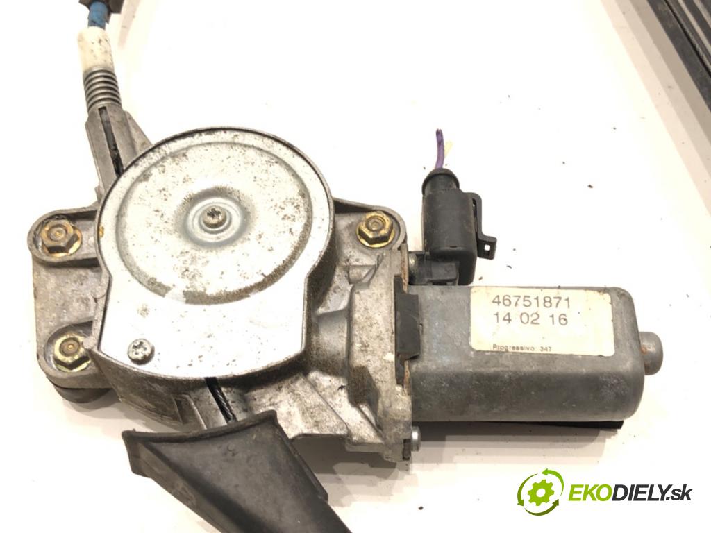ALFA ROMEO 147 (937_) 2000 - 2010    2.0 16V T.SPARK (937.AXA1, 937.AXC1, 937.BXC1) 110 kW [150 KM] benzyna 2001 - 2010  mechanismus okna levý přední část 46751871