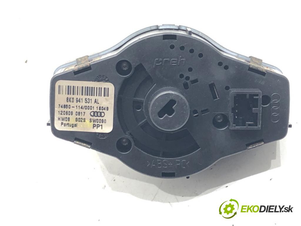 AUDI A4 B8 Avant (8K5) 2007 - 2015    1.8 TFSI 118 kW [160 KM] benzyna 2007 - 2012  spínač světel 8K0941531AL
