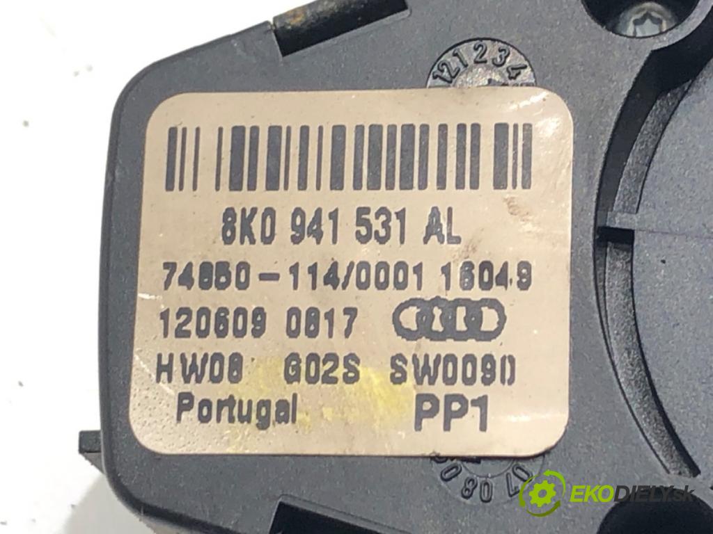 AUDI A4 B8 Avant (8K5) 2007 - 2015    1.8 TFSI 118 kW [160 KM] benzyna 2007 - 2012  spínač světel 8K0941531AL