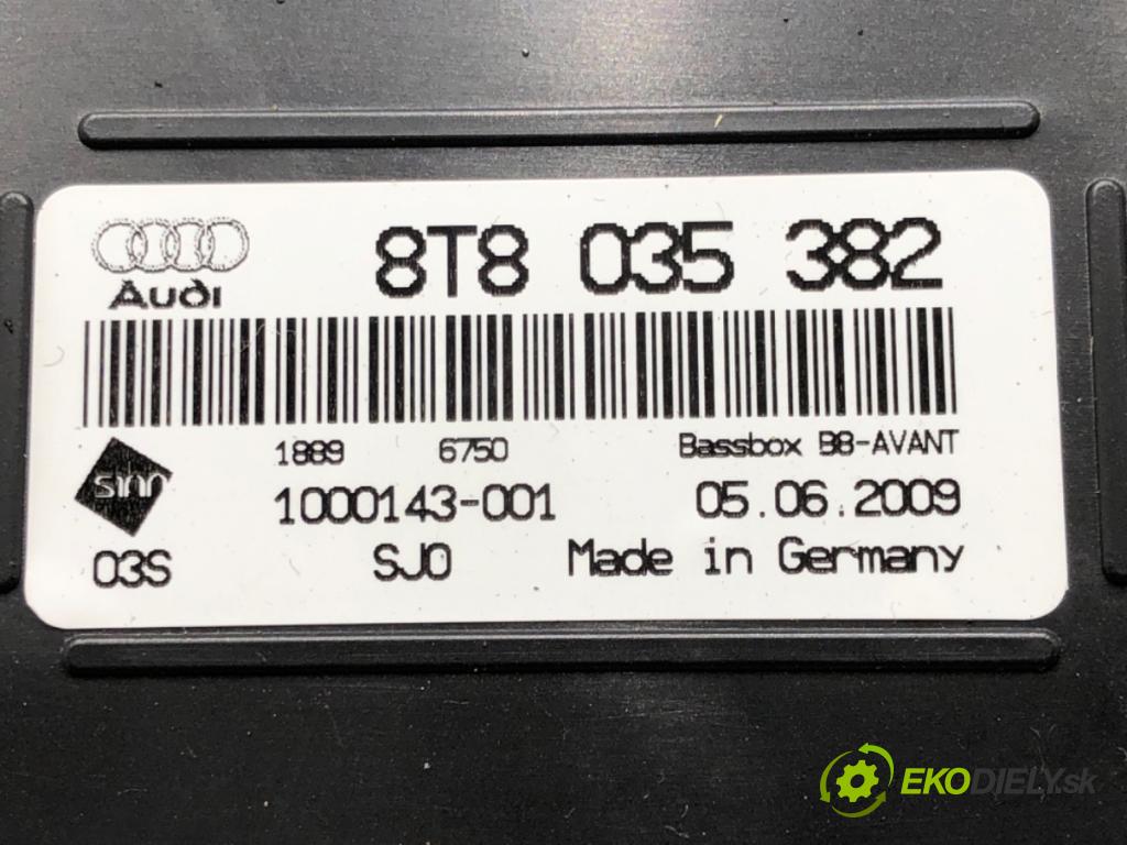 AUDI A4 B8 Avant (8K5) 2007 - 2015    1.8 TFSI 118 kW [160 KM] benzyna 2007 - 2012  subwoofer 8T8035382 (Audio zariadenia)