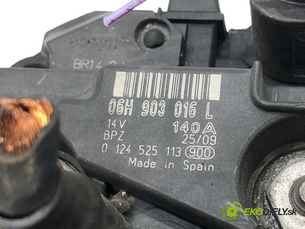 AUDI A4 B8 Avant (8K5) 2007 - 2015    1.8 TFSI 118 kW [160 KM] benzyna 2007 - 2012  Alternátor 06H903016L (Alternátory)