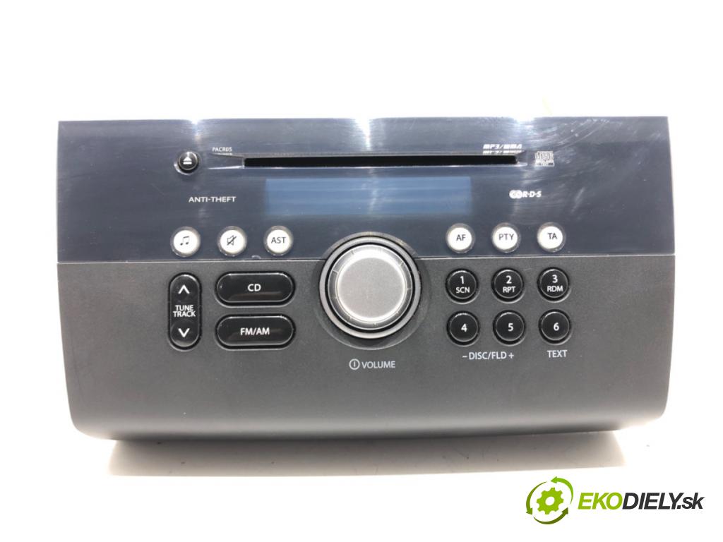 SUZUKI SWIFT III (MZ, EZ) 2005 - 2022    1.3 (RS 413) 67 kW [91 KM] benzyna 2005 - 2015  RADIO 39101-62J2 (Audio zariadenia)