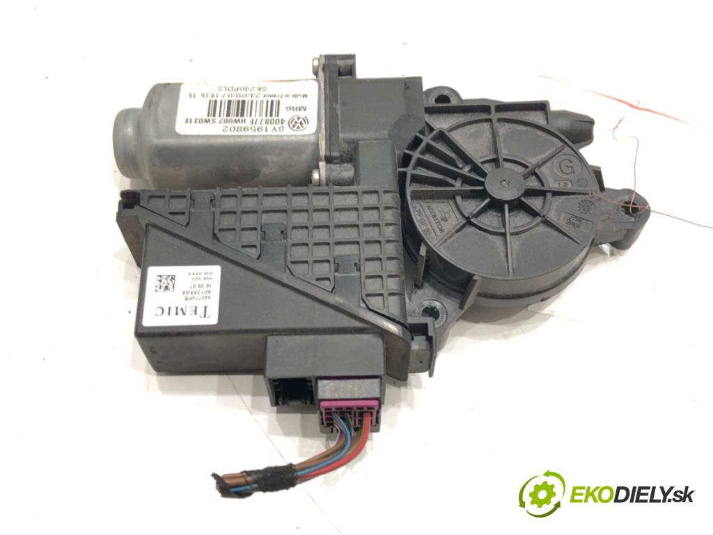 SKODA FABIA I Combi (6Y5) 2000 - 2007    1.4 16V 59 kW [80 KM] benzyna 2006 - 2007  motor sťahovaní okna pravý přední část 6Y1959802