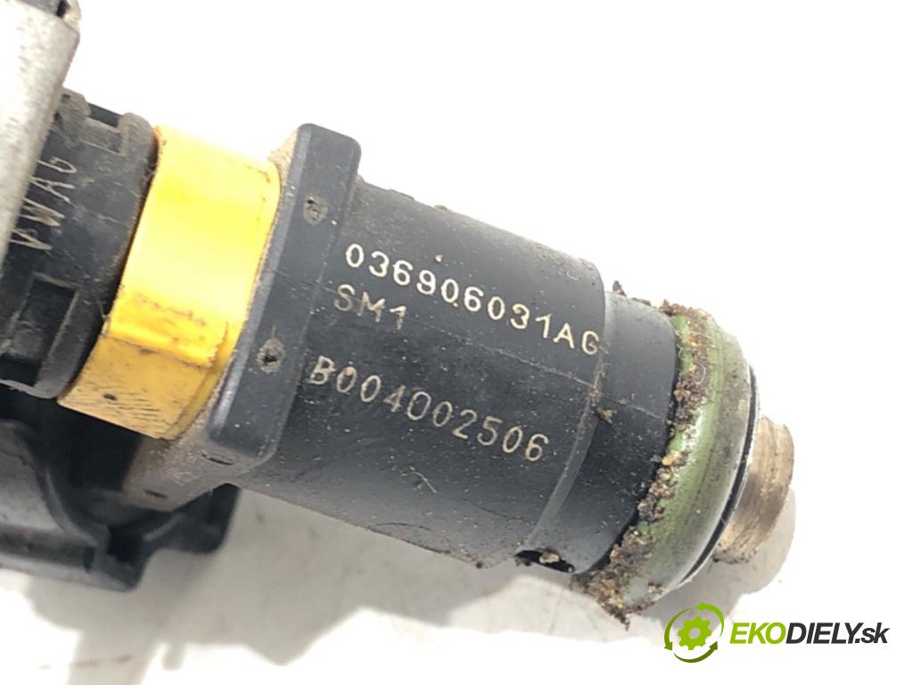 SKODA FABIA I Combi (6Y5) 2000 - 2007    1.4 16V 59 kW [80 KM] benzyna 2006 - 2007  Lišta vstrekovacia 036133319BT (Vstrekovacie lišty)