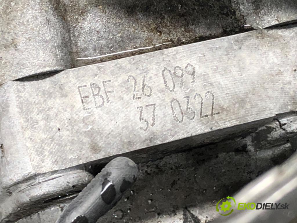 SEAT IBIZA II (6K1) 1993 - 2002    1.9 TDI 81 kW [110 KM] olej napędowy 1997 - 2002  Prevodovka EBF (Prevodovky)