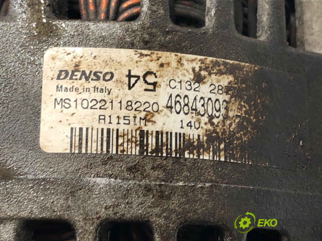 FIAT PANDA (169_) 2003 - 2022    1.1 (169.AXA1A) 40 kW [54 KM] benzyna 2003 - 2022  Alternátor 46843093 (Alternátory)