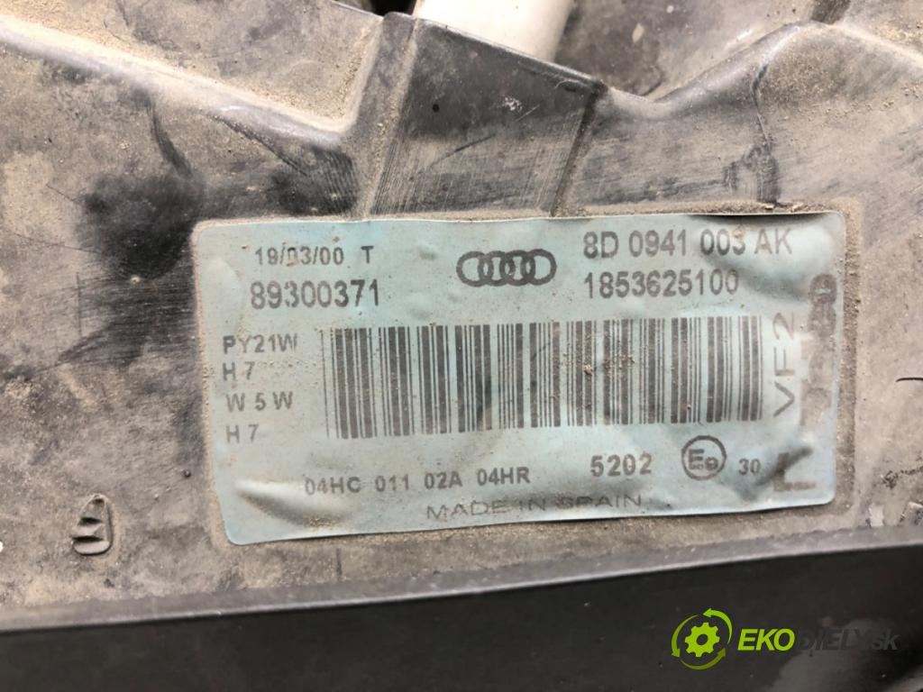 AUDI A4 B5 (8D2) 1994 - 2001    1.8 92 kW [125 KM] benzyna 1994 - 2000  Svetlomet pravy predný 8D0941003AK