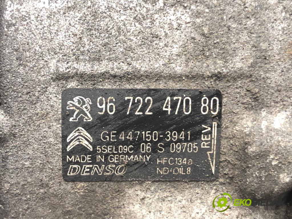 CITROEN C3 II (SC_) 2009 - 2022    1.0 VTi 68 50 kW [68 KM] benzyna 2012 - 2022  kompresor klimatizace 9672247080 (Kompresory)