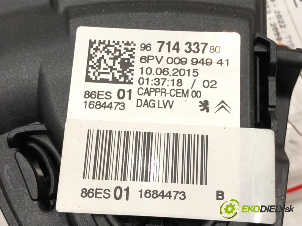 CITROEN C3 II (SC_) 2009 - 2022    1.0 VTi 68 50 kW [68 KM] benzyna 2012 - 2022  Potenciometer plynu 9671433780 (Pedále)