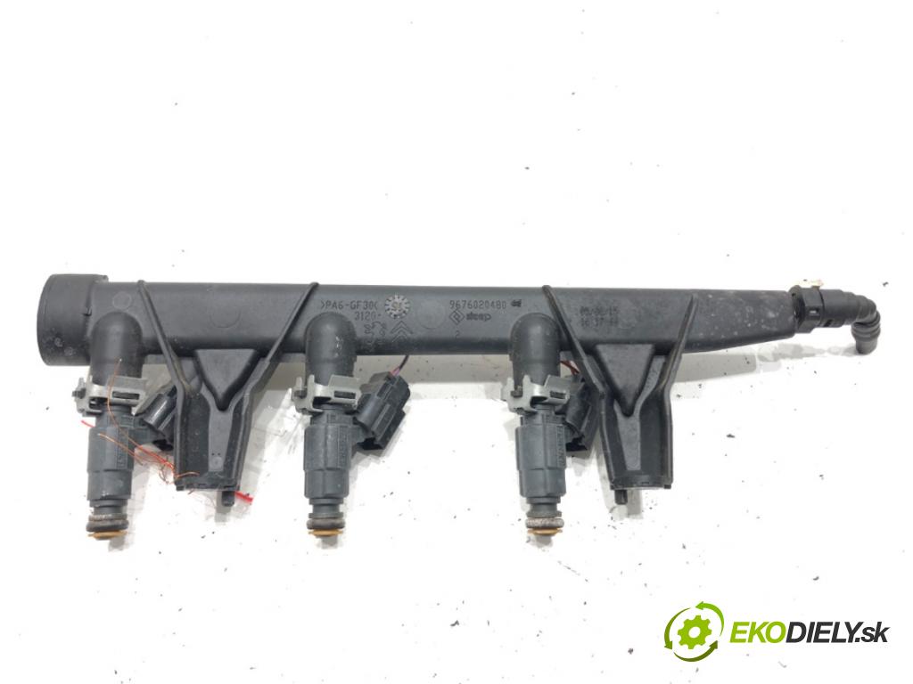 CITROEN C3 II (SC_) 2009 - 2022    1.0 VTi 68 50 kW [68 KM] benzyna 2012 - 2022  Lišta vstrekovacia 9676020480 (Vstrekovacie lišty)