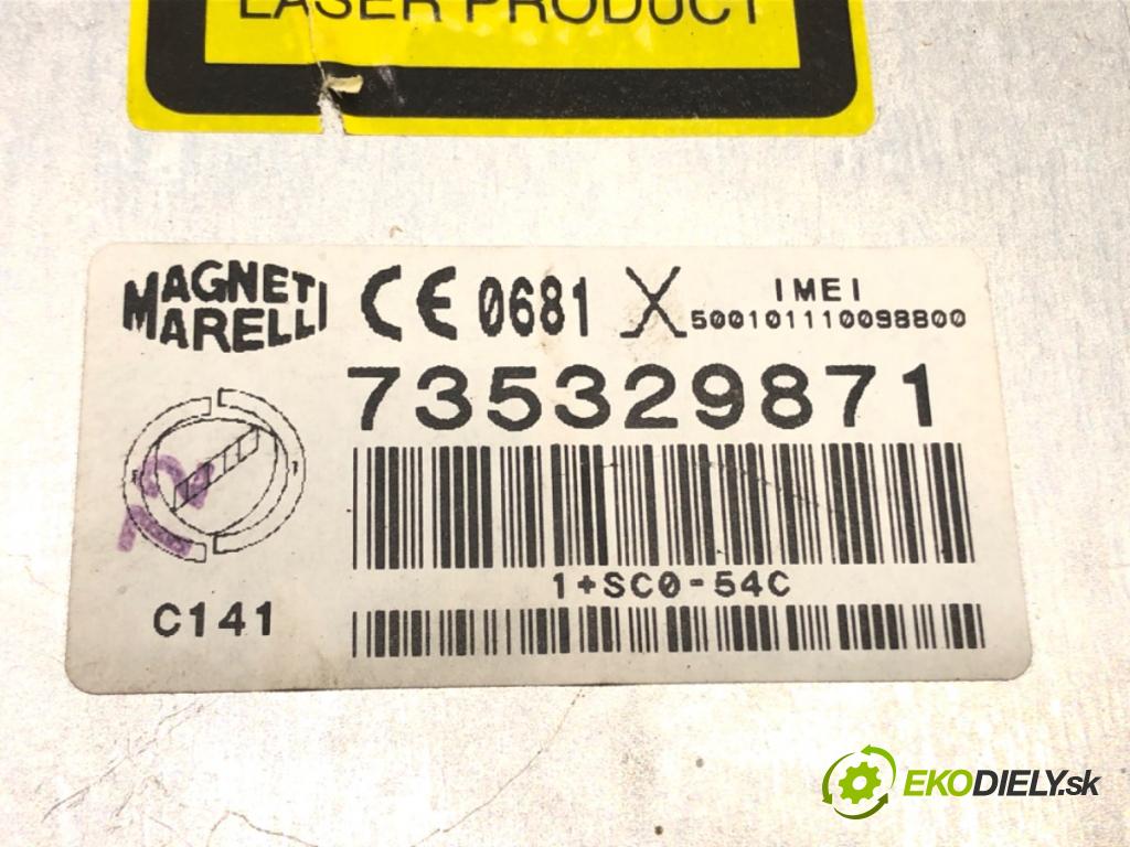 ALFA ROMEO 147 (937_) 2000 - 2010    2.0 16V T.SPARK (937.AXA1, 937.AXC1, 937.BXC1) 110 kW [150 KM] benzyna 2001 - 2010  RADIO 735329871 (Audio zariadenia)
