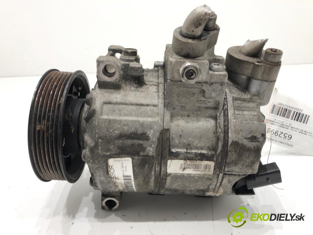 SKODA OCTAVIA II Combi (1Z5) 2004 - 2013    2.0 TDI RS 125 kW [170 KM] olej napędowy 2006 - 2013  kompresor klimatizace 699357 (Kompresory)