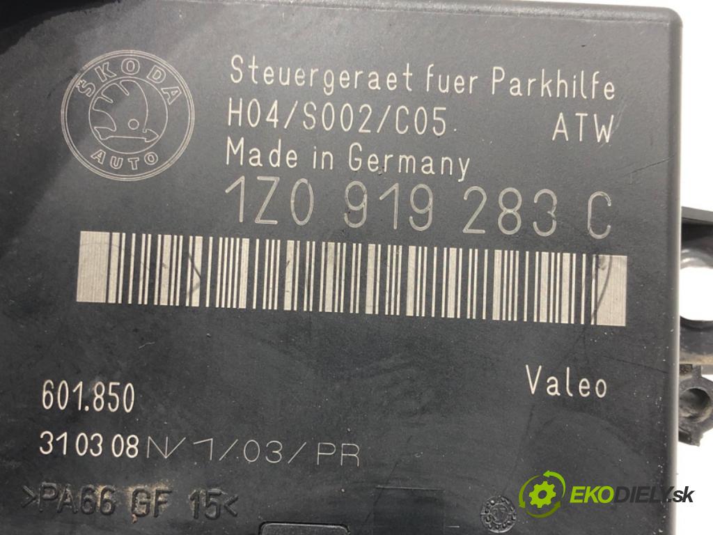 SKODA OCTAVIA II Combi (1Z5) 2004 - 2013    2.0 TDI RS 125 kW [170 KM] olej napędowy 2006 - 2013  Modul PDC 1Z0919283C (Ostatné)