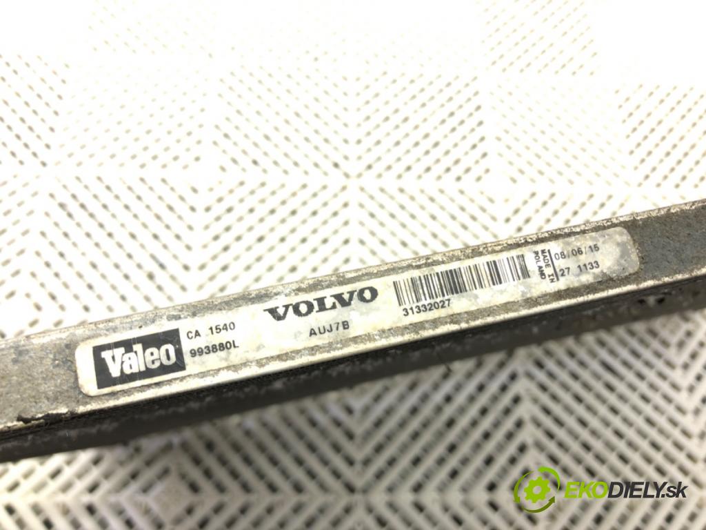 VOLVO V60 I (155, 157) 2010 - 2018    D3 / D4 120 kW [163 KM] olej napędowy 2010 - 2014  Chladič klimatizácie 31332027 (Chladiče klimatizácie)