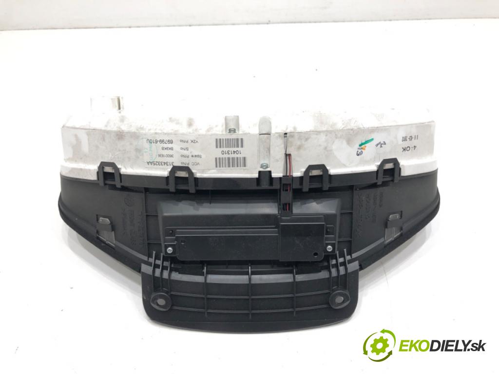 VOLVO V60 I (155, 157) 2010 - 2018    D3 / D4 120 kW [163 KM] olej napędowy 2010 - 2014  Prístrojovka 31343325AA (Prístrojové dosky, displeje)