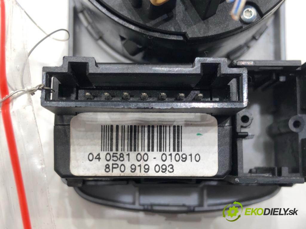 AUDI A3 (8P1) 2003 - 2013    1.8 TFSI 118 kW [160 KM] benzyna 2006 - 2012  spínač světel 8P1941531EB