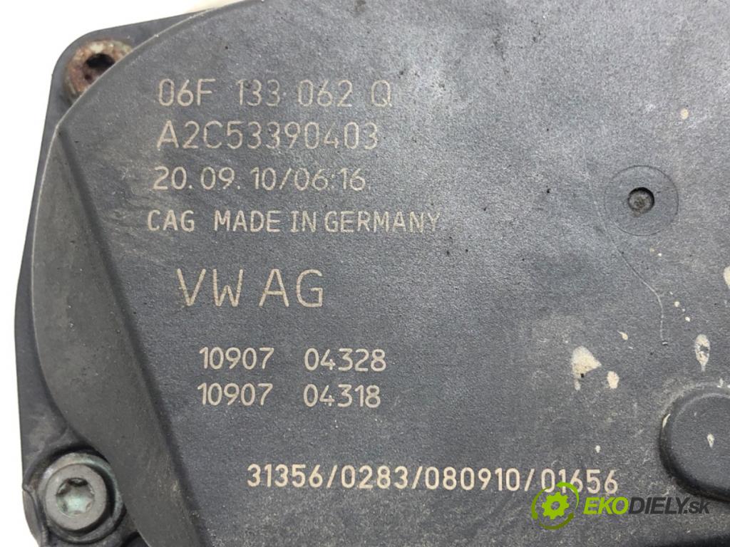 AUDI A3 (8P1) 2003 - 2013    1.8 TFSI 118 kW [160 KM] benzyna 2006 - 2012  Škrtiaca klapka 06F133062Q (Škrtiace klapky)