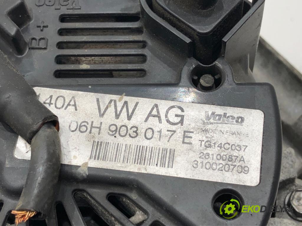 AUDI A3 (8P1) 2003 - 2013    1.8 TFSI 118 kW [160 KM] benzyna 2006 - 2012  Alternátor 06H903017E (Alternátory)