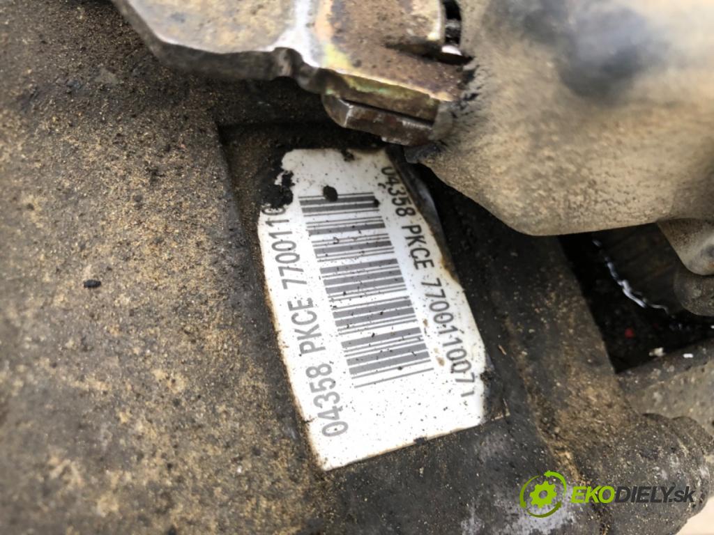 RENAULT MASTER II Autobus (JD) 1998 - 2022    2.5 D 59 kW [80 KM] olej napędowy 1998 - 2001  Prevodovka PKCE (Prevodovky)