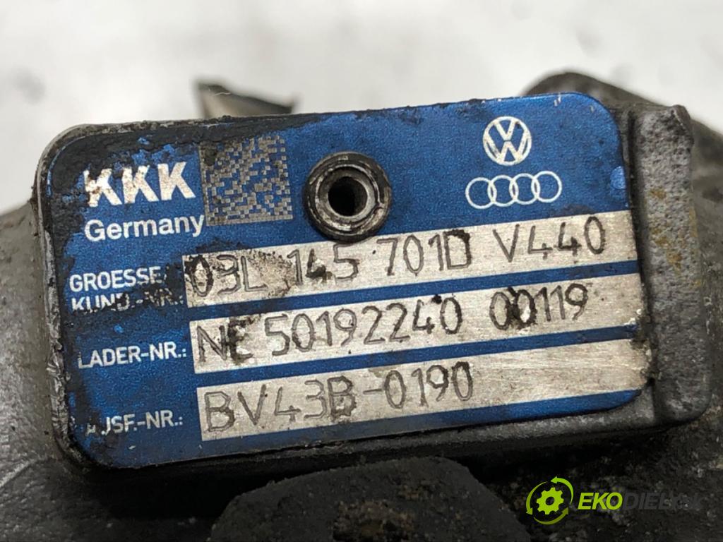 AUDI A6 C6 Avant (4F5) 2004 - 2011    2.0 TDI 100 kW [136 KM] olej napędowy 2005 - 2011  turbo 03L145701D (Turbodúchadla (kompletní))