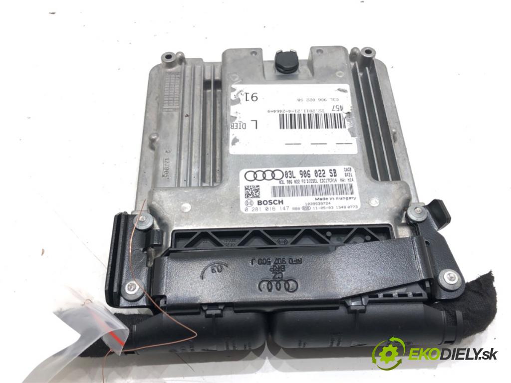 AUDI A6 C6 Avant (4F5) 2004 - 2011    2.0 TDI 100 kW [136 KM] olej napędowy 2005 - 2011  riadiaca jednotka Motor 03L906022SB 0281016147 (Riadiace jednotky)