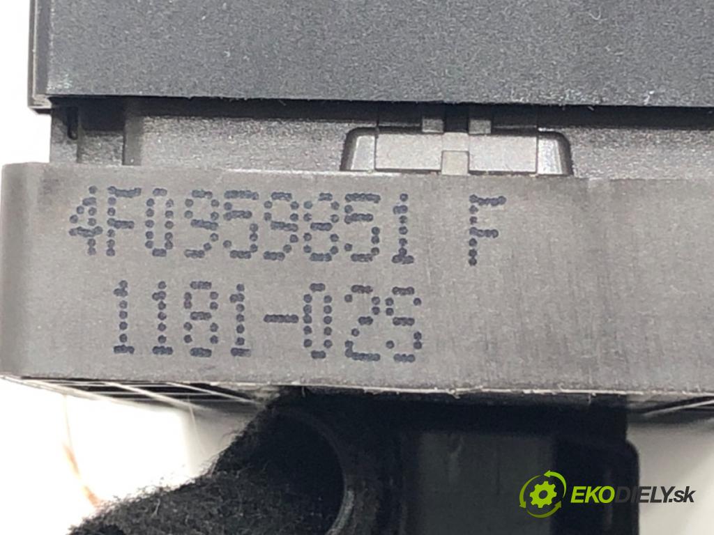 AUDI A6 C6 Avant (4F5) 2004 - 2011    2.0 TDI 100 kW [136 KM] olej napędowy 2005 - 2011  Prepínač okien 4F0959851F (Prepínače, spínače, tlačidlá a ovládače kúrenia)