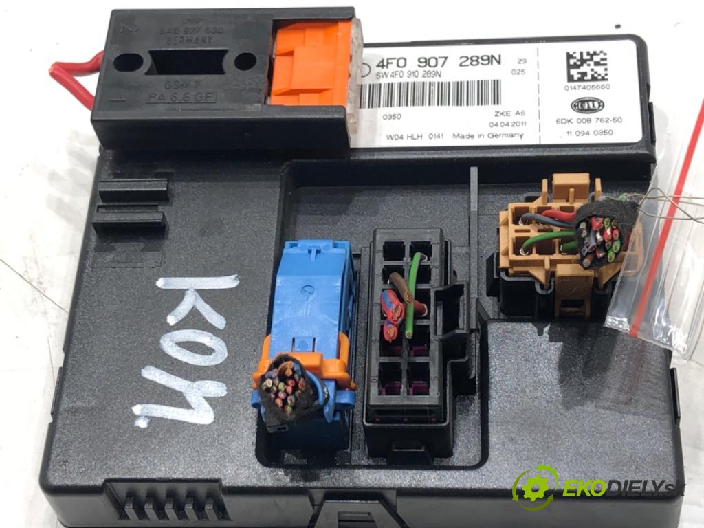 AUDI A6 C6 Avant (4F5) 2004 - 2011    2.0 TDI 100 kW [136 KM] olej napędowy 2005 - 2011  Modul komfortu 4F0907289N (Moduly komfortu)