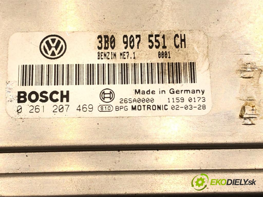 SKODA SUPERB I (3U4) 2001 - 2008    2.8 V6 142 kW [193 KM] benzyna 2001 - 2008  riadiaca jednotka Motor 3B0907551CH (Riadiace jednotky)