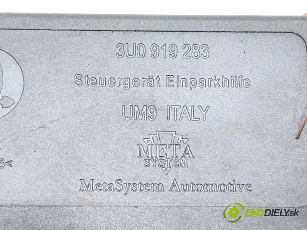 SKODA SUPERB I (3U4) 2001 - 2008    2.8 V6 142 kW [193 KM] benzyna 2001 - 2008  Modul PDC 3U0919283 (Ostatné)