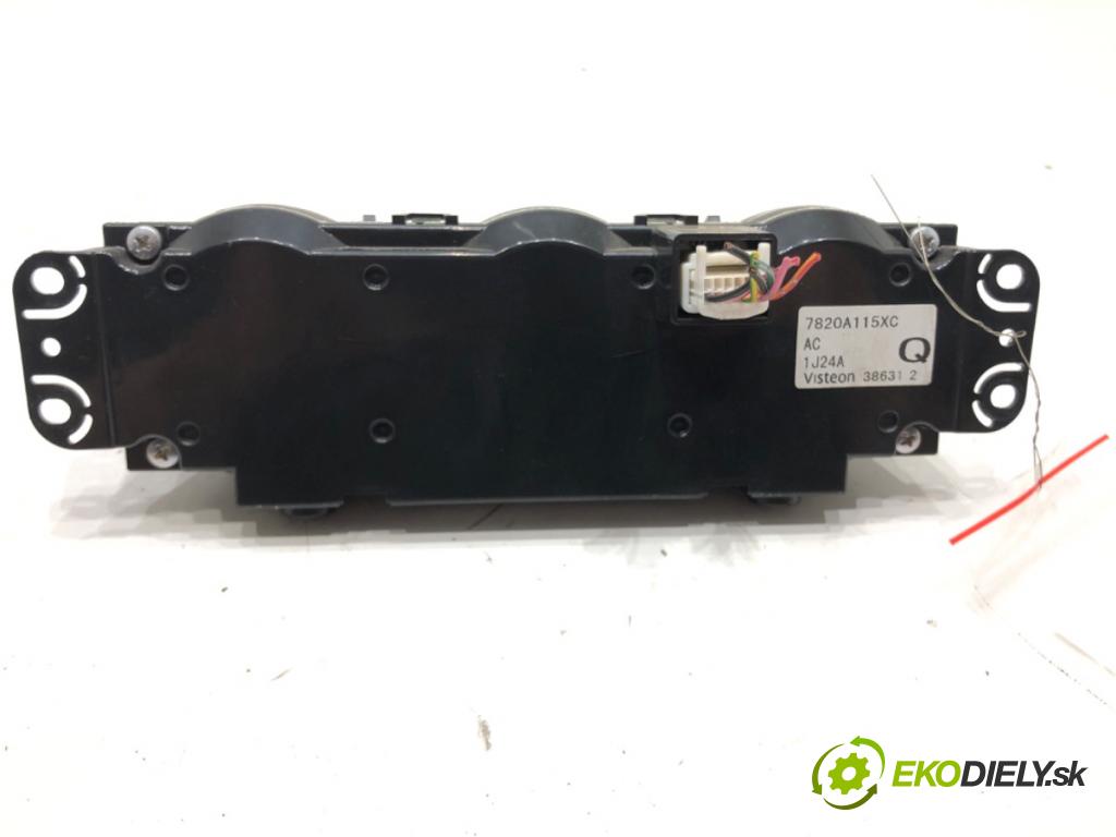MITSUBISHI OUTLANDER II (CW_W) 2006 - 2012    2.2 DI-D 4WD 130 kW [177 KM] olej napędowy 2006 - 2012  Panel ovládania kúrenia 7820A115XC (Prepínače, spínače, tlačidlá a ovládače kúrenia)