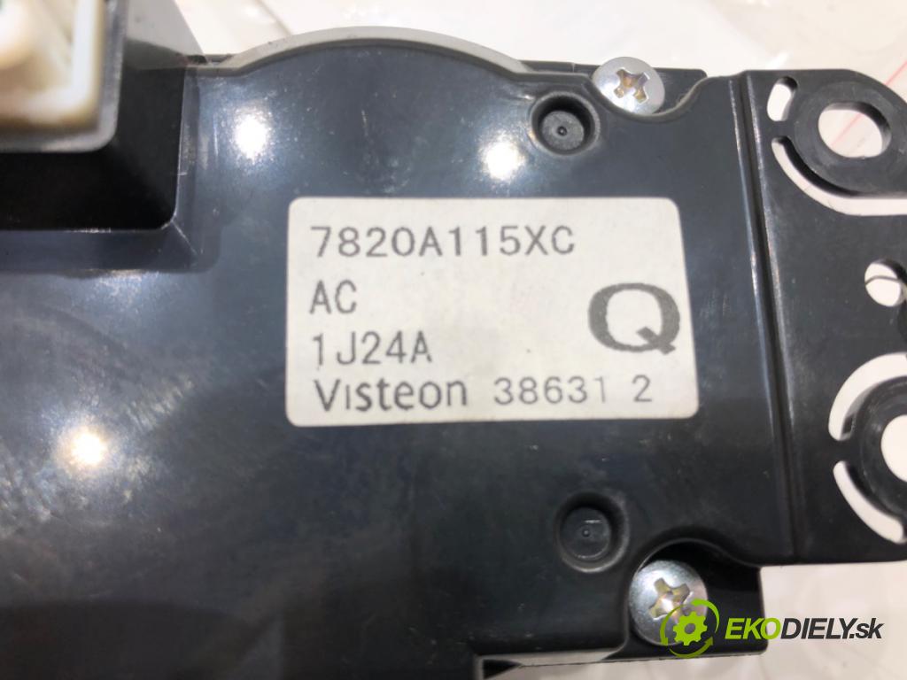 MITSUBISHI OUTLANDER II (CW_W) 2006 - 2012    2.2 DI-D 4WD 130 kW [177 KM] olej napędowy 2006 - 2012  Panel ovládania kúrenia 7820A115XC (Prepínače, spínače, tlačidlá a ovládače kúrenia)