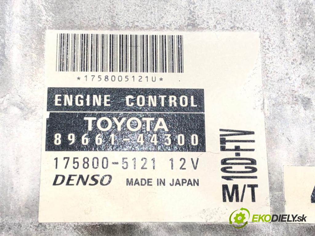 TOYOTA AVENSIS VERSO (_M2_) 2001 - 2011    2.0 D (CLM20_) 85 kW [116 KM] olej napędowy 2001 - 2005  riadiaca jednotka Motor 89661-44300 (Riadiace jednotky)