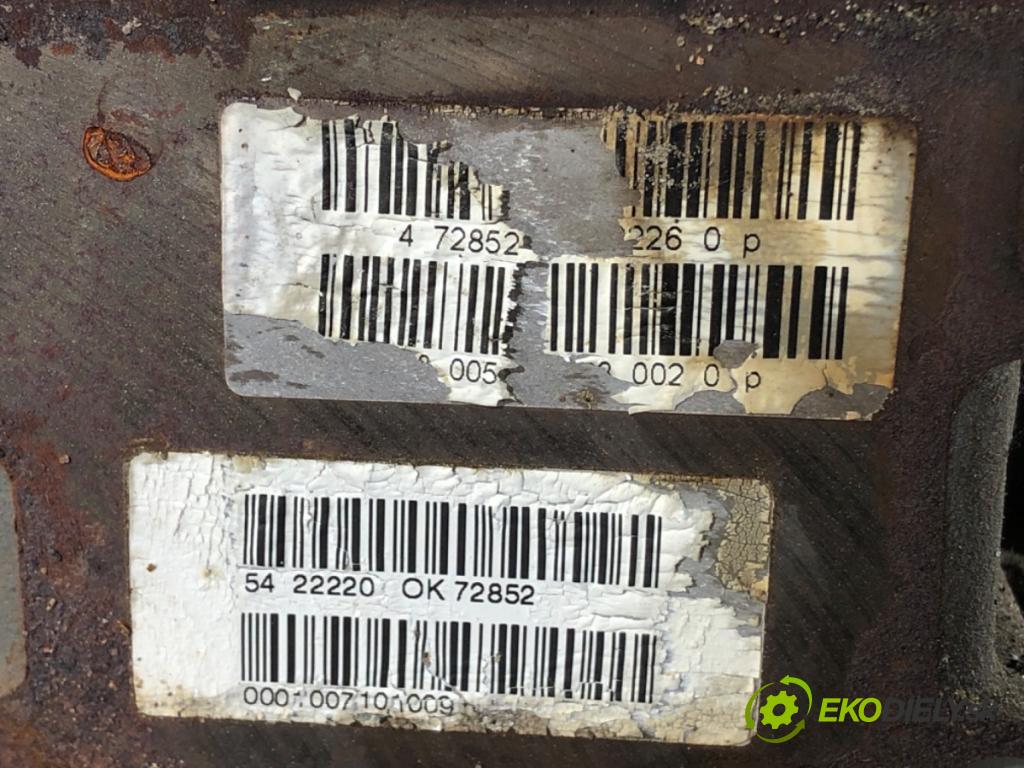 FIAT DOBLO Nadwozie pełne/minivan (223_) 2000 - 2022    1.9 JTD 77 kW [105 KM] olej napędowy 2003 - 2022  motor 223B1000 (Motory (kompletní))