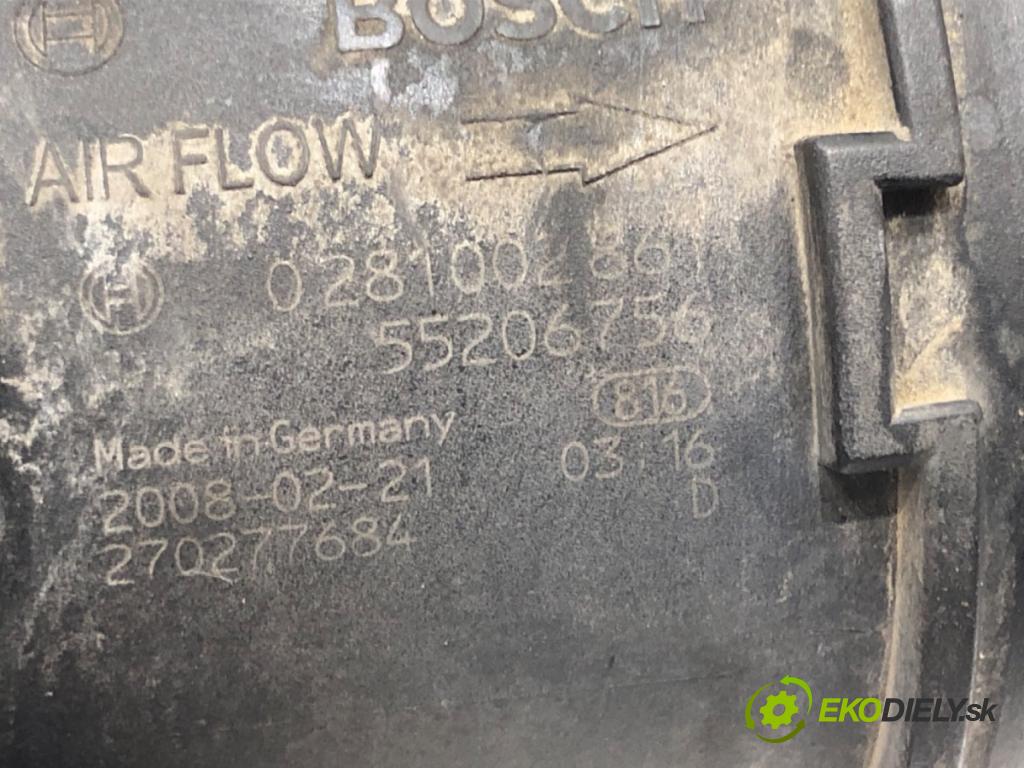 FIAT DOBLO Nadwozie pełne/minivan (223_) 2000 - 2022    1.9 JTD 77 kW [105 KM] olej napędowy 2003 - 2022  Váha vzduchu 55206756 (Váhy vzduchu)