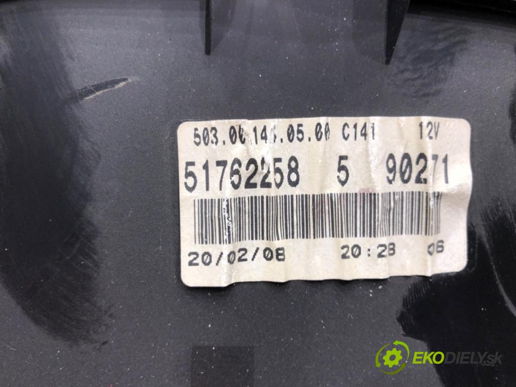 FIAT DOBLO Nadwozie pełne/minivan (223_) 2000 - 2022    1.9 JTD 77 kW [105 KM] olej napędowy 2003 - 2022  Prístrojovka 51762258 (Prístrojové dosky, displeje)