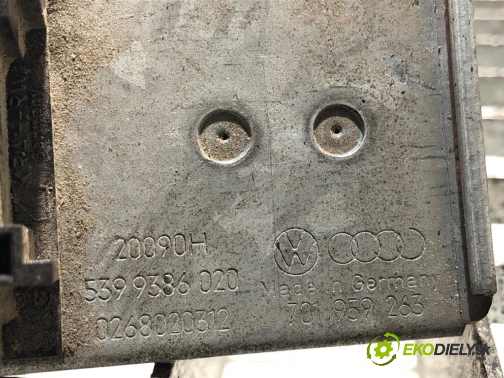 VW TRANSPORTER IV Autobus (70B, 70C, 7DB, 7DK, 70J, 70K, 7DC, 7 1990 - 2004    1.9 TD 50 kW [68 KM] olej napędowy 1992 - 2003  odpor rezistor topení vzduchu 701959263 (Odpory topení)