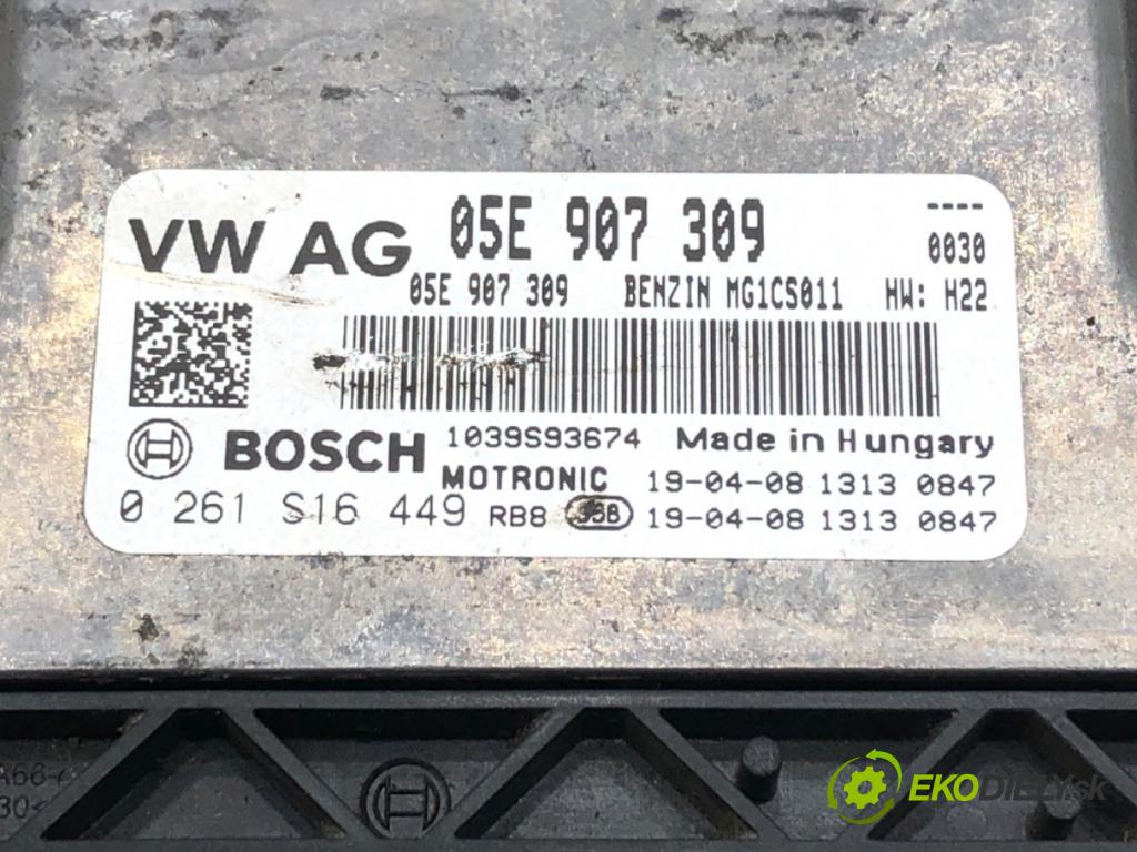 VW GOLF VII Variant (BA5, BV5) 2013 - 2022    1.5 TSI 110 kW [150 KM] benzyna 2017 - 2022  riadiaca jednotka Motor 05E907309 (Riadiace jednotky)