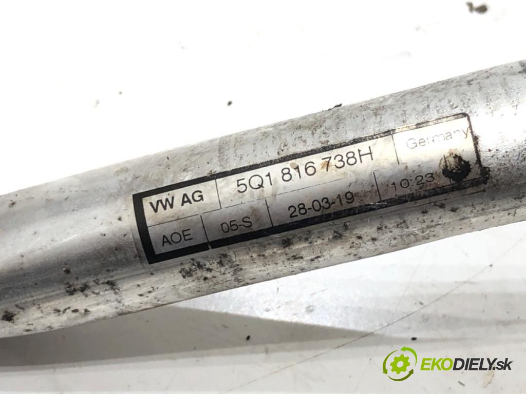 VW GOLF VII Variant (BA5, BV5) 2013 - 2022    1.5 TSI 110 kW [150 KM] benzyna 2017 - 2022  rúrka klimatizácie 5Q1816738H (Rúrky klimatizácie)