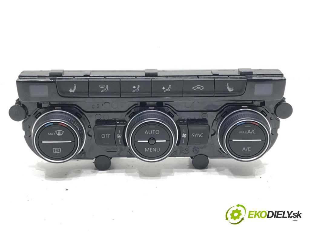 VW GOLF VII Variant (BA5, BV5) 2013 - 2022    1.5 TSI 110 kW [150 KM] benzyna 2017 - 2022  Panel ovládania kúrenia 5G0907044CF (Prepínače, spínače, tlačidlá a ovládače kúrenia)