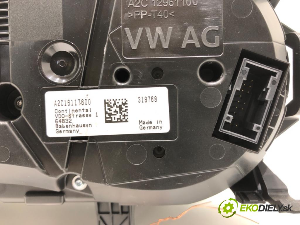VW GOLF VII Variant (BA5, BV5) 2013 - 2022    1.5 TSI 110 kW [150 KM] benzyna 2017 - 2022  Prístrojovka 5G1920750D (Prístrojové dosky, displeje)