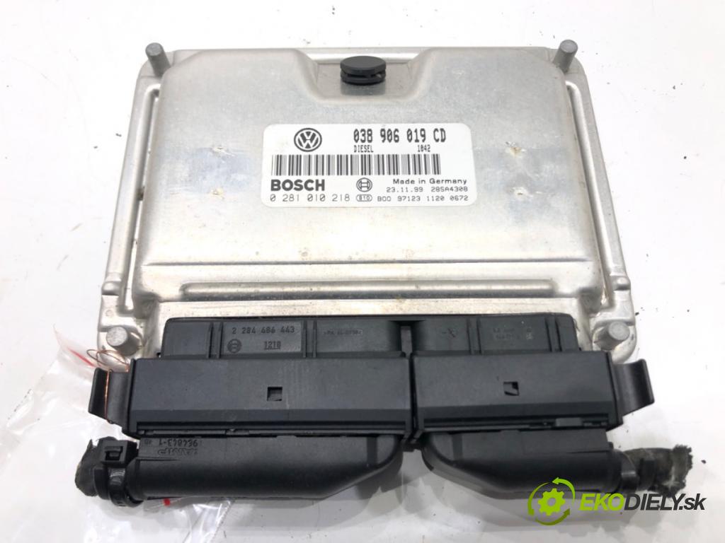VW PASSAT B5 Variant (3B5) 1997 - 2001    1.9 TDI 85 kW [115 KM] olej napędowy 1998 - 2000  riadiaca jednotka Motor 038906019CD (Riadiace jednotky)