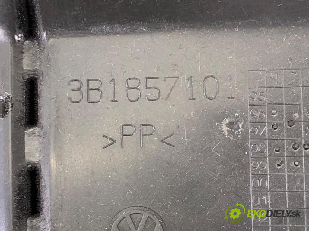 VW PASSAT B5 Variant (3B5) 1997 - 2001    1.9 TDI 85 kW [115 KM] olej napędowy 1998 - 2000  Priehradka, kastlík spolujazdca  (Priehradky, kastlíky)