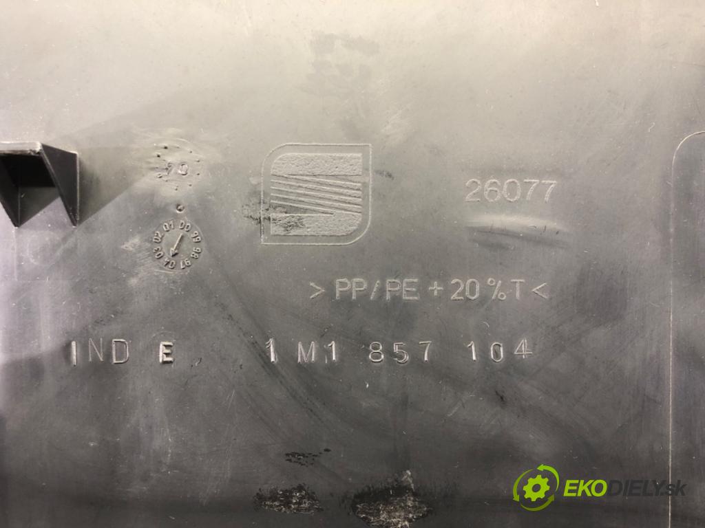 SEAT LEON (1M1) 1999 - 2006    1.9 TDI 81 kW [110 KM] olej napędowy 1999 - 2006  Priehradka, kastlík spolujazdca  (Priehradky, kastlíky)