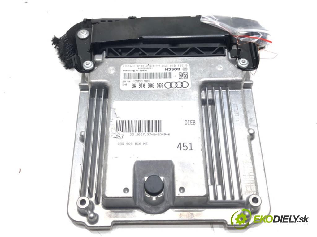 AUDI A6 C6 Avant (4F5) 2004 - 2011    2.0 TDI 103 kW [140 KM] olej napędowy 2005 - 2008  riadiaca jednotka Motor 03G906016ME (Riadiace jednotky)